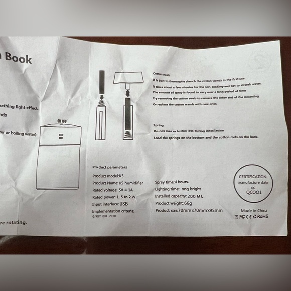 New Portable Mini Humidifier - Picture 4 of 11